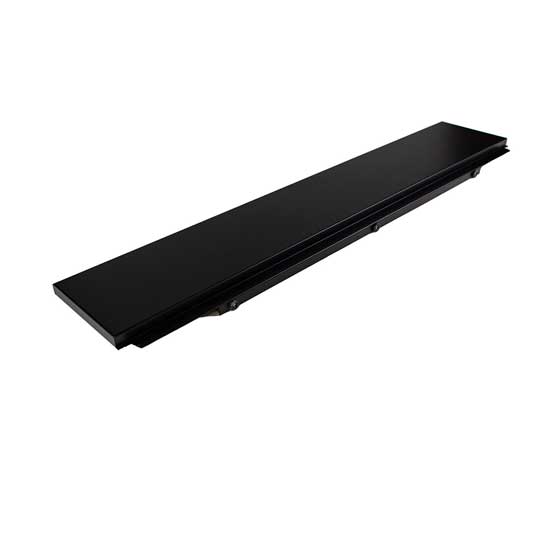 MERKLINGER Sockelblende glatt | Abschluss für Outdoor-Küchen-Module MERKLINGER Outdoor-Küche Sockelblende in Schwarz – glatte Abdeckung für den Modul-Sockel.