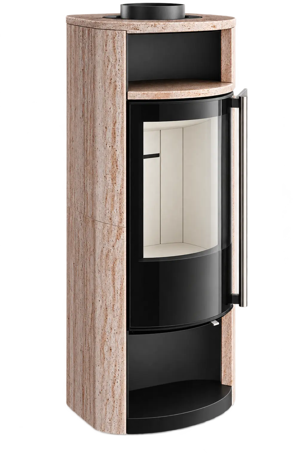 Spartherm Sino L Kaminofen – Sandstein Sahara / Nero