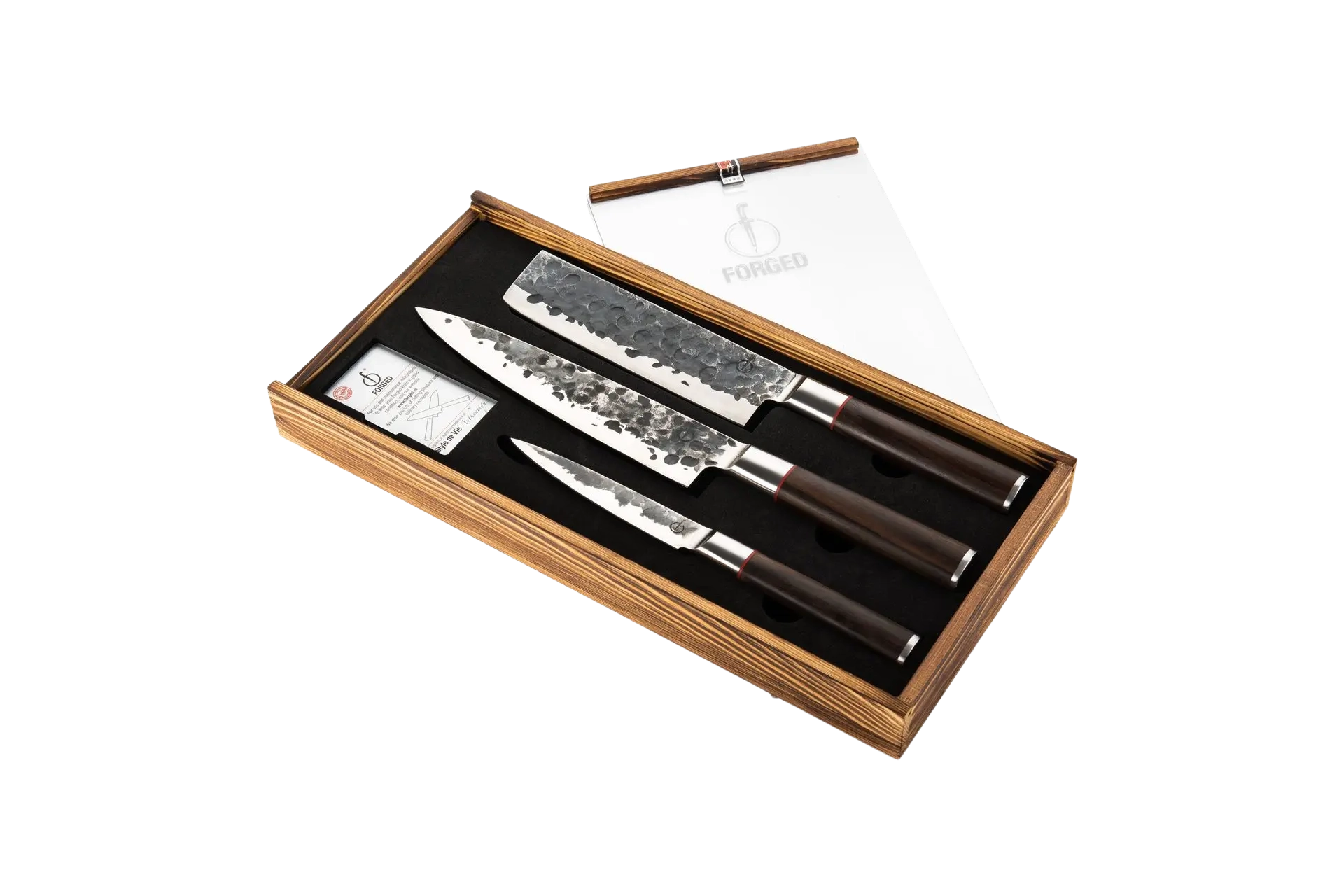 Forged 3teiliges Messer Set der Kollektion Sebra