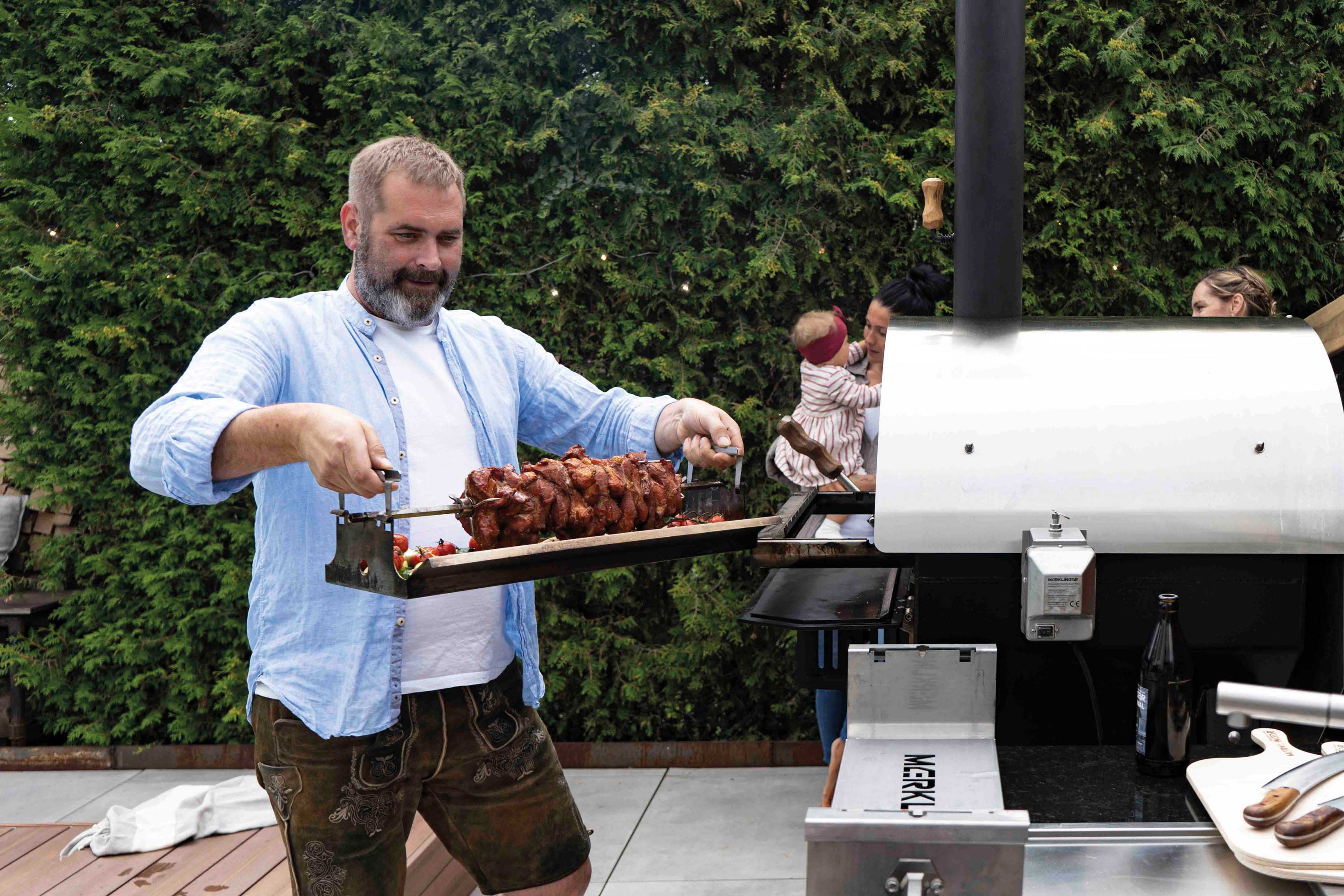 Merklinger Outdoor Rotisserie Tropfwanne
