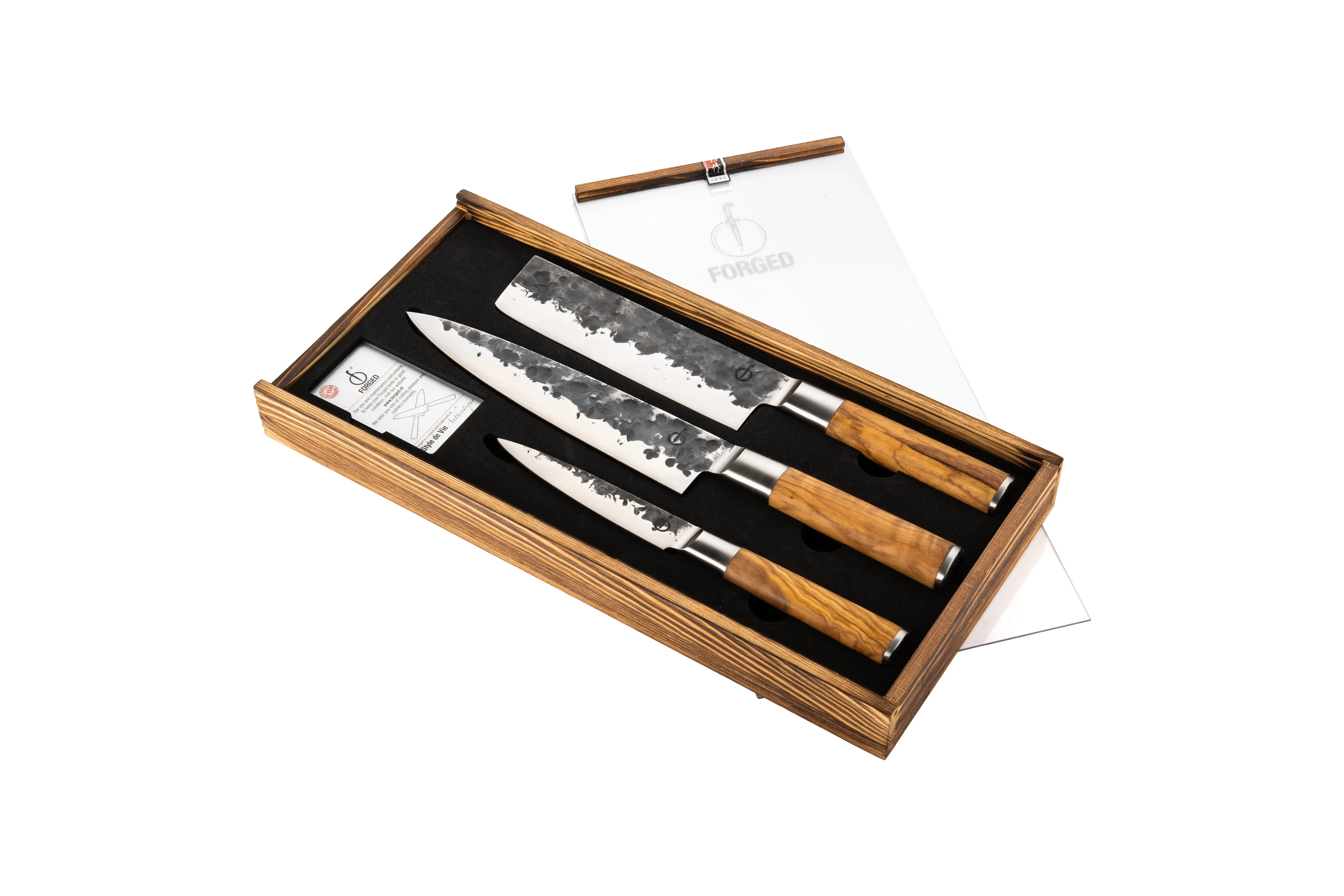 Forged 3teiliges Messer Set der Kollektion Olive