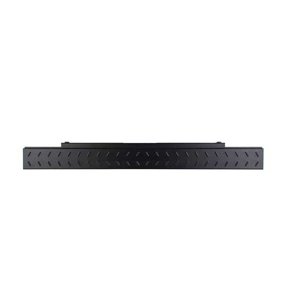 MERKLINGER Sockelblende Riffelblech | Robuster Sockel-Abschluss MERKLINGER Outdoor-Küche Sockelblende in Schwarz mit Riffelblech-Struktur für robuste Optik.