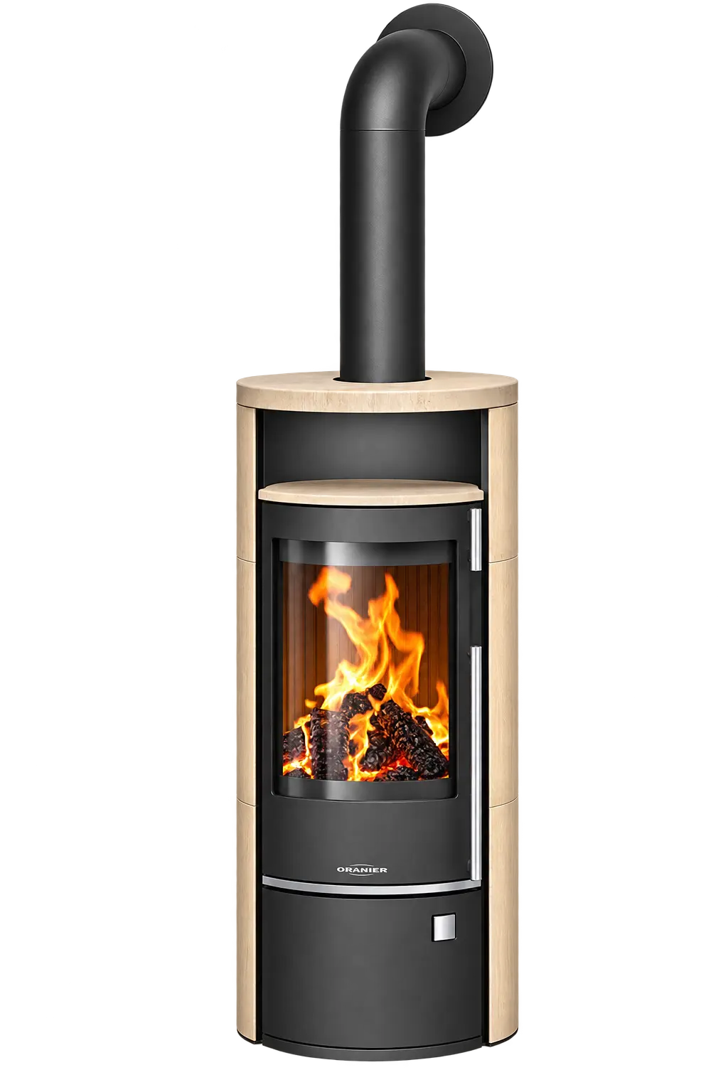 Oranier Corso 2.0 Kalkstein Kaminofen mit Kalkstein Cream