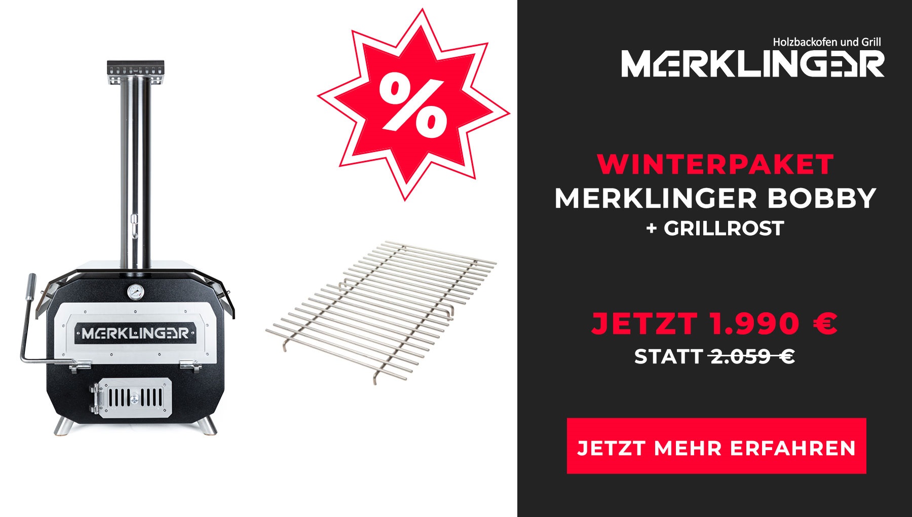 Merklinger Bobby + Grillrost