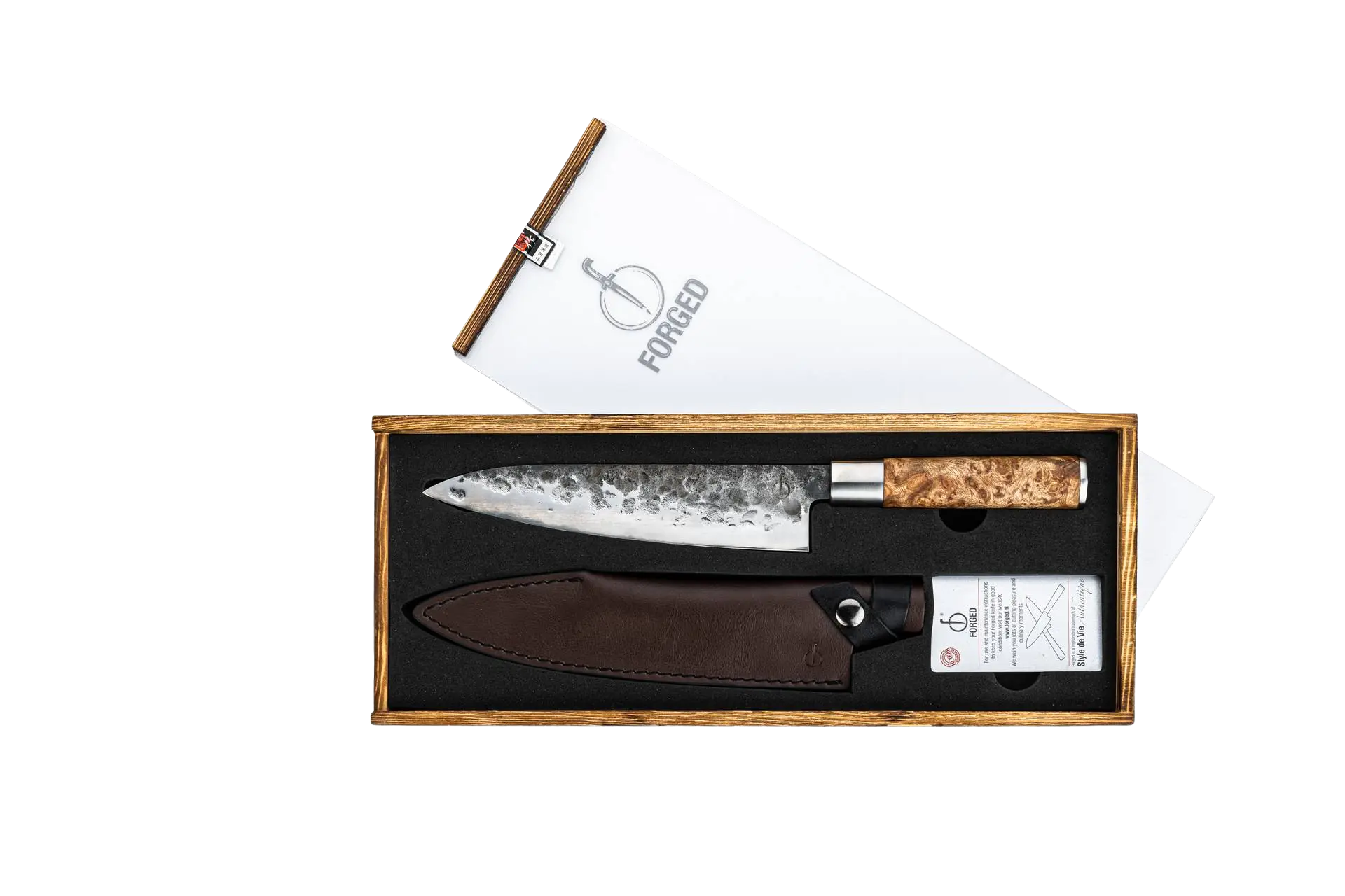 Kochmesser mit Lederscheide Kollektion VG10